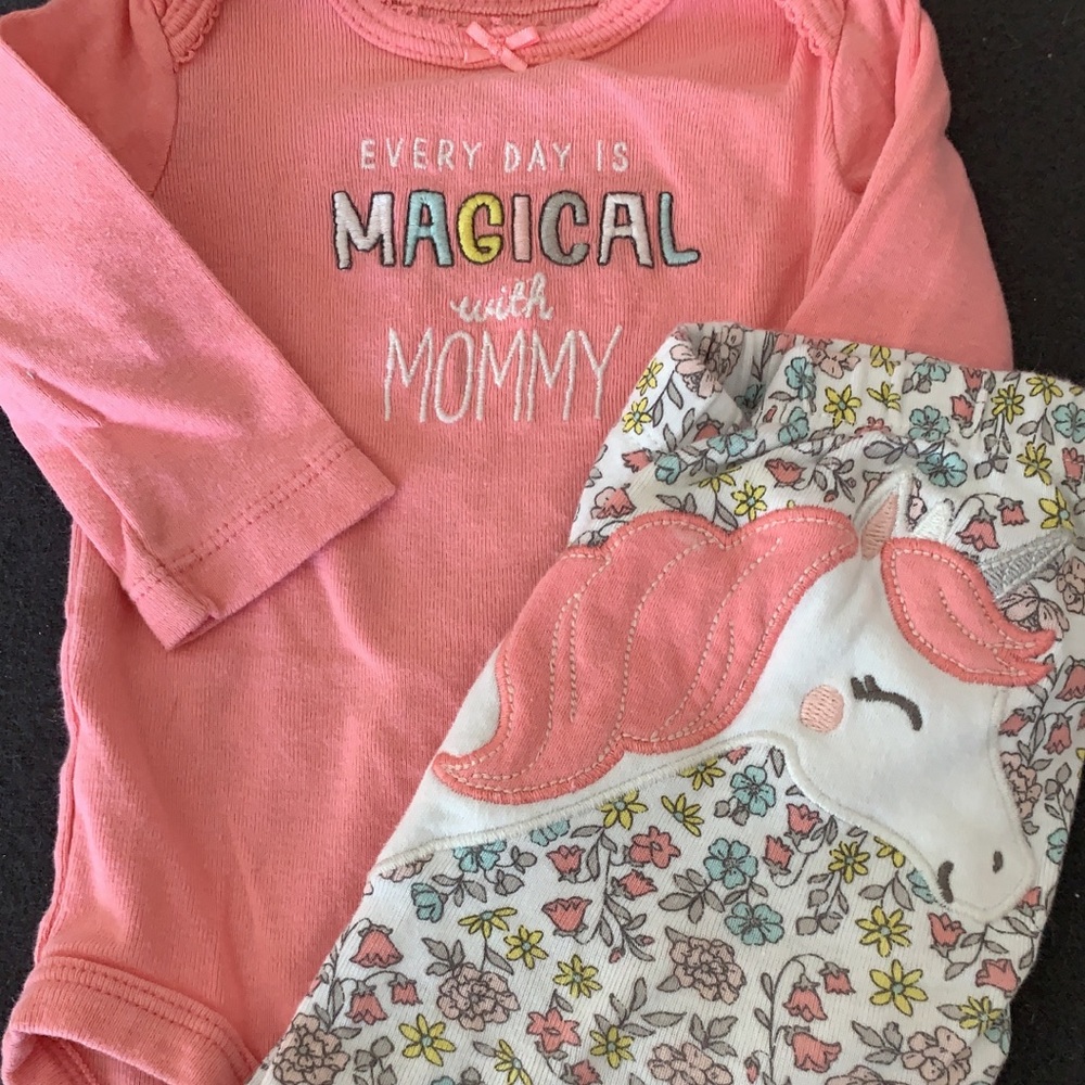 NWOT Matching Onesie & Pant sets (2 pack) - Picture 3 of 3